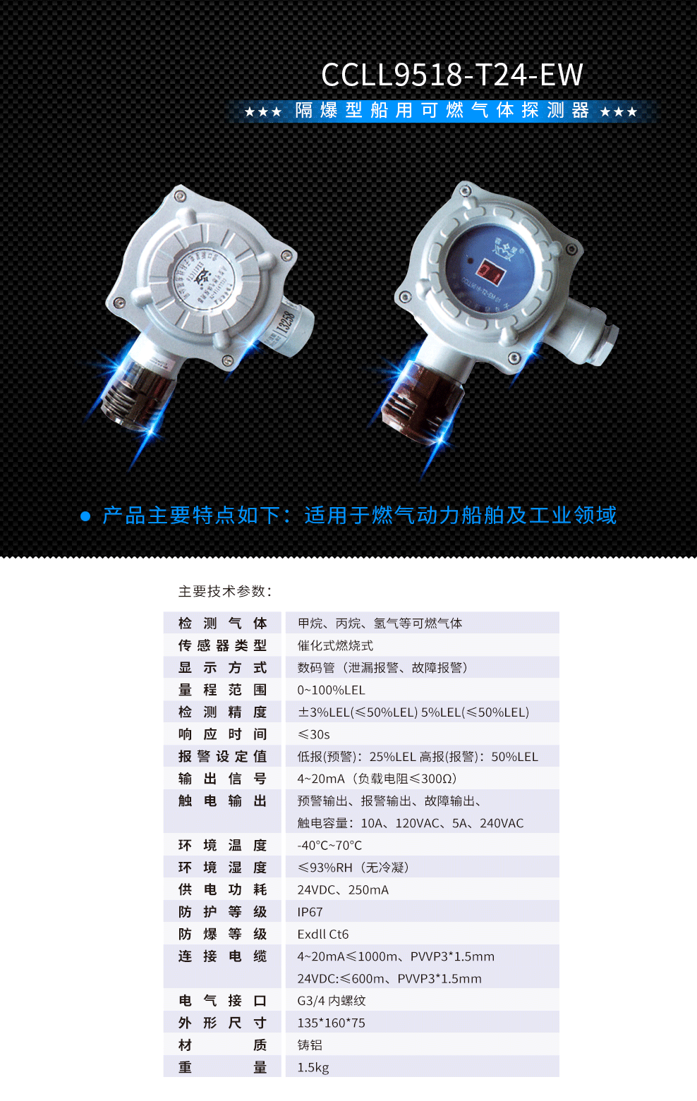 霸星-隔爆型船用可燃气体探测器.png