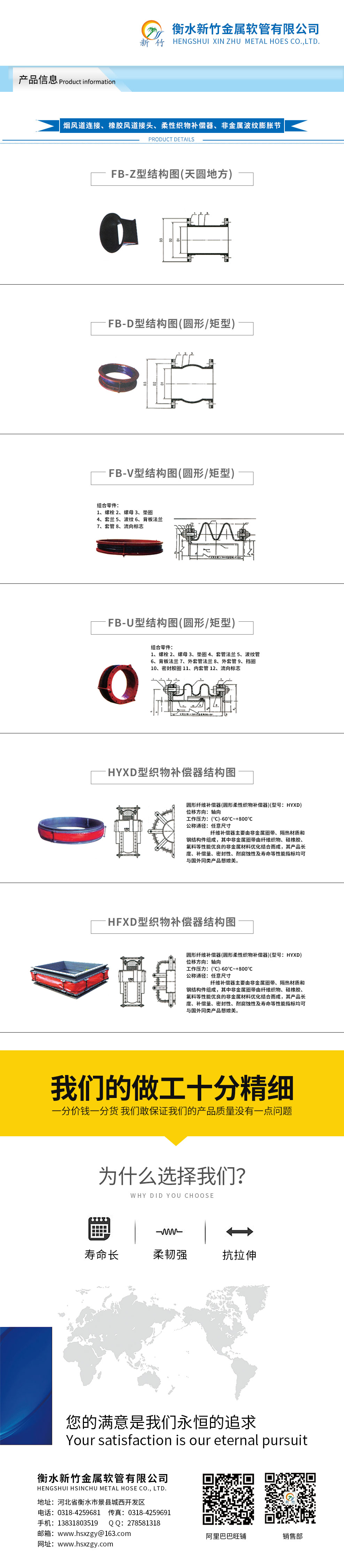 烟风道连接、橡胶风道接头、柔性织物补偿器、非金属波纹膨胀节.jpg